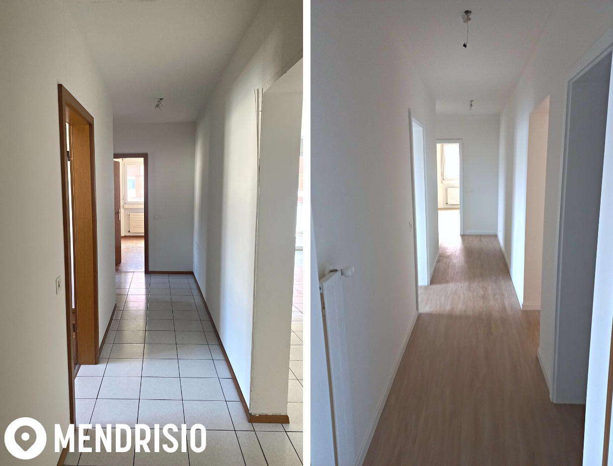 ristrutturazione pavimento parquet Mendrisio